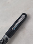 Misfit Item 0096 Nahvalur Original Fountain Pen - Peter Draws Artist Edition Silver - Medium Point