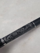 Misfit Item 0096 Nahvalur Original Fountain Pen - Peter Draws Artist Edition Silver - Medium Point