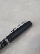 Misfit Item 0098 Nahvalur Original Fountain Pen - Peter Draws Artist Edition Silver - 1.1mm Stub Nib