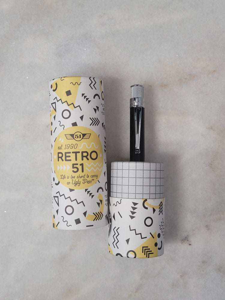 Misfit Item 0103 Retro 51 Tornado Rollerball Pen in Black Lacquer