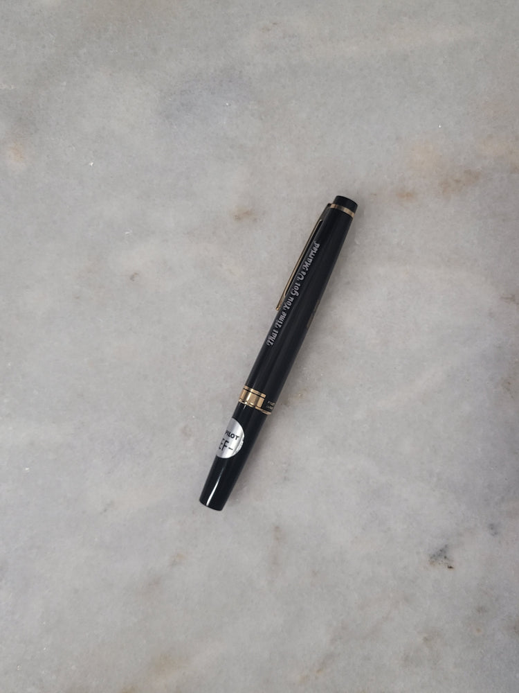 Misfit Item 0126 Pilot E95s Fountain Pen in Black - Extra Fine Point