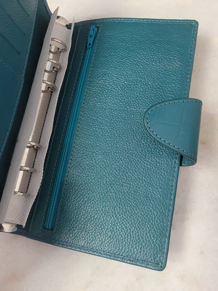 Misfit Item 0127 Filofax Calipso Teal Compact Organizer