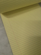 Misfit Item 0134 Rhodia Staplebound Lined Paper Pad in Orange - 8.25 x 12.5  (Yellow Paper)