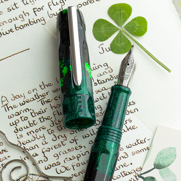 Benu Talisman Fountain Pen in Four Leaf Clover Fountain Pen
