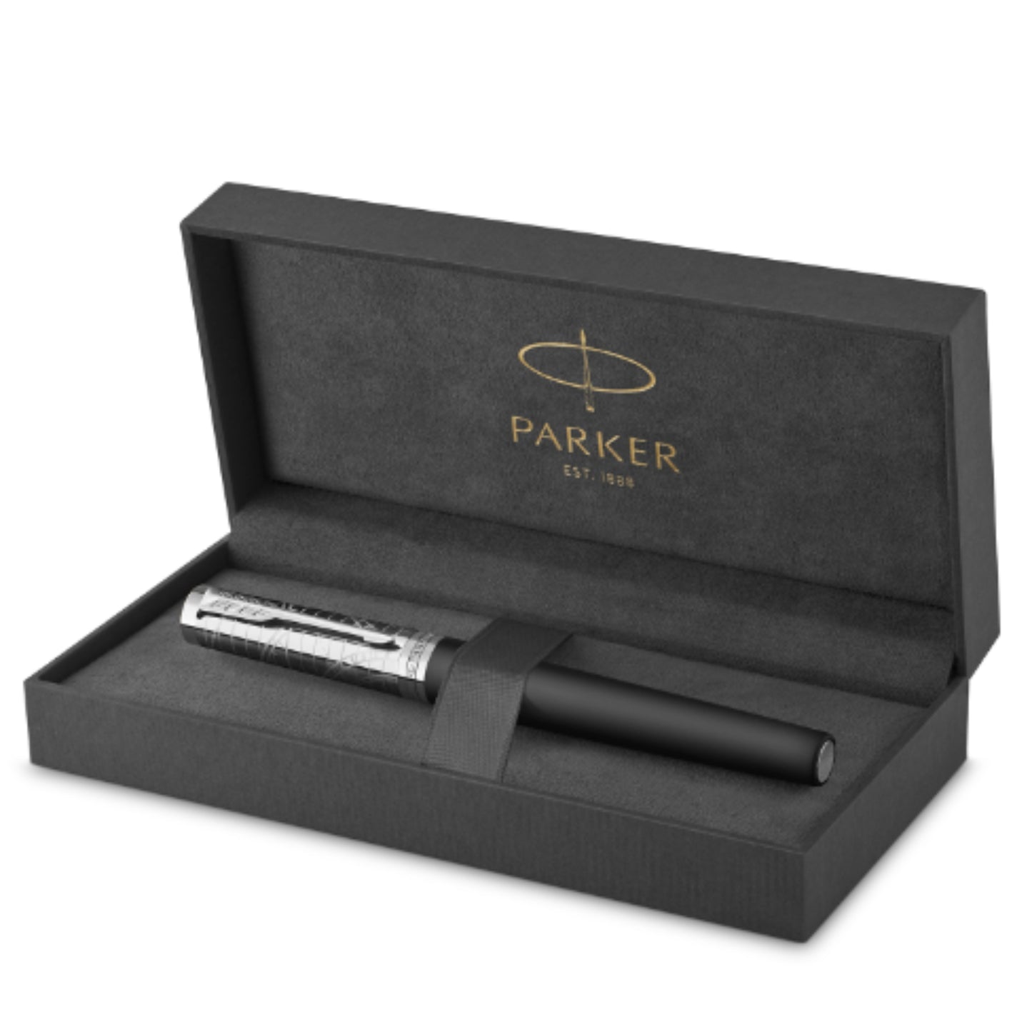 Parker Ingenuity Fountain Pen in Legacy of Flight with Chrome - Fine Point
