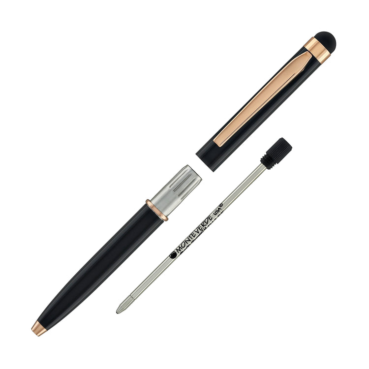 Monteverde USA® Poquito Stylus™ Ballpoint Pen in Black Attire