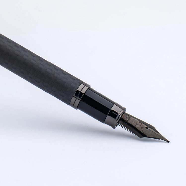 Monteverde Innova Fountain Pen in Matte Carbon with Gunmetal Trim