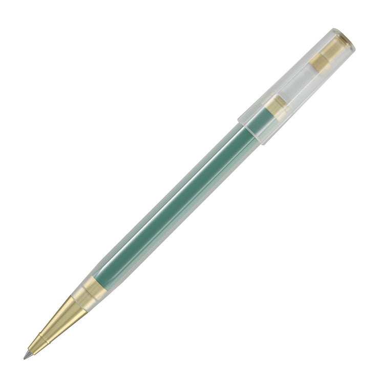 ystudio Glamour Evolve Elemental Rollerball Pen in Clear Green
