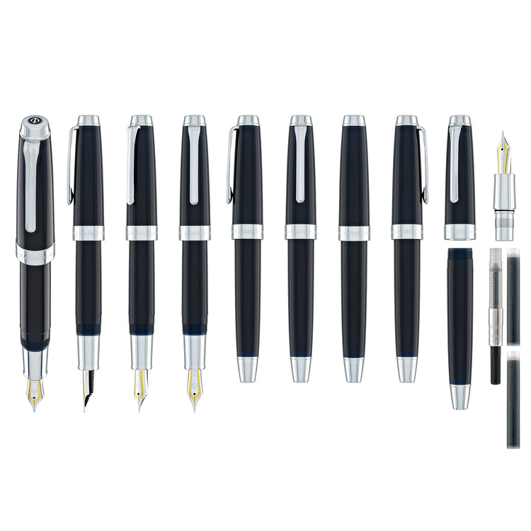 Sailor Professional Gear Anchor Fountain Pen in Blue Dawn - 21K Gold Nib