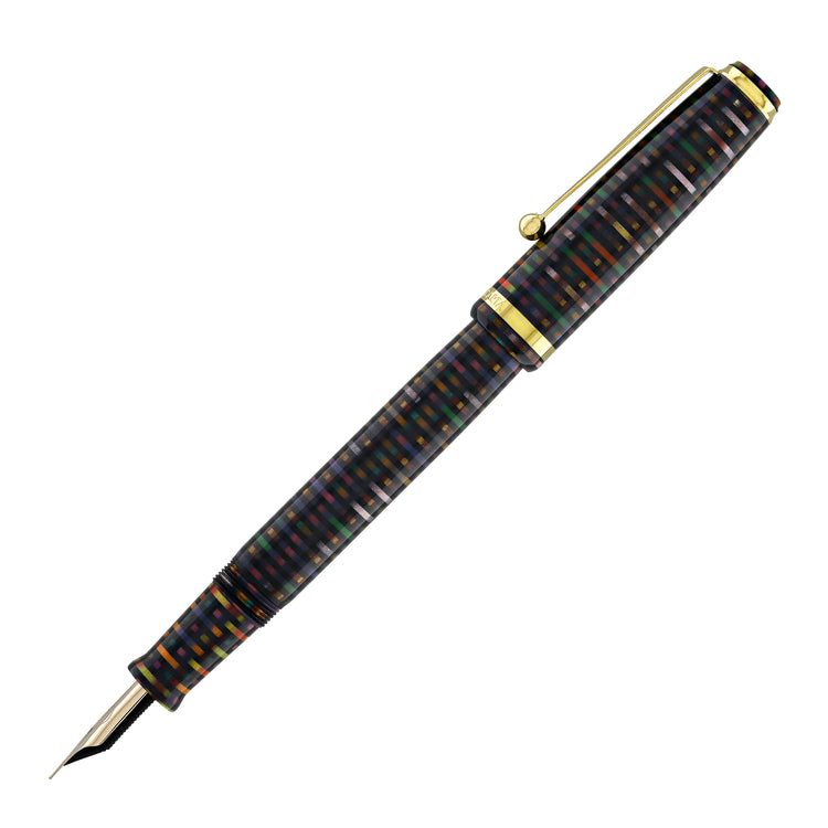 Magna Carta MAG 650 Fountain Pen in Cosmic Pixel - 14kt Gold Flex Nib