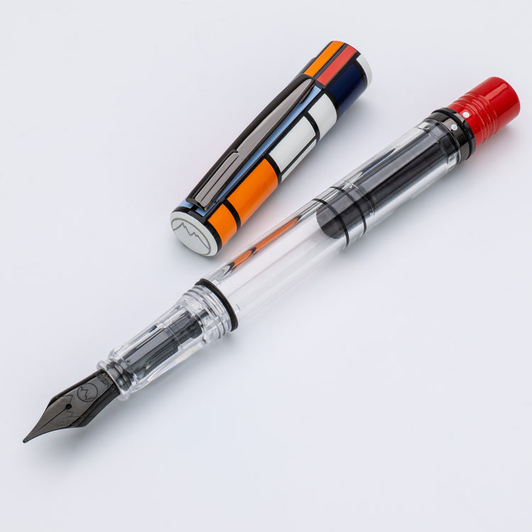 Monteverde USA MP1 Fountain Pen with 15ml Ink Set in Mondrian Composition 1921