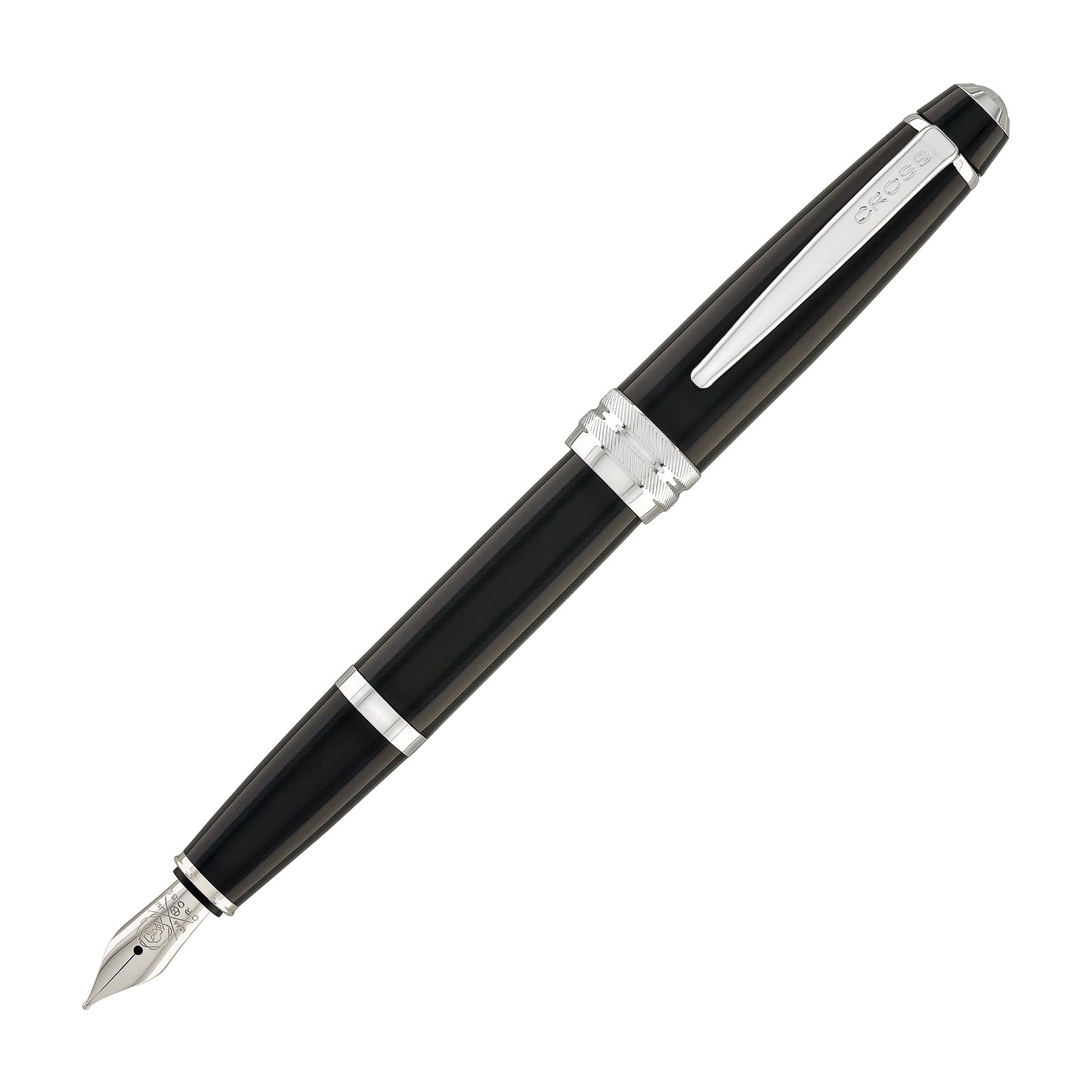 Cross Bailey Fountain Pen in Black Lacquer - Medium Point