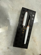 Misfit #1001 - Cross Foundry Pearl White & Rose Gold Rollerball Pen