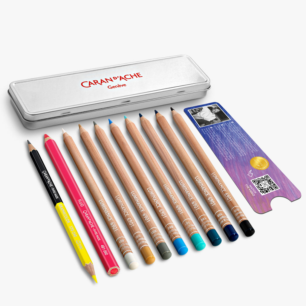 Caran d’Ache Oliver Jeffers Colored Pencil Set Luminance 6901 Pen