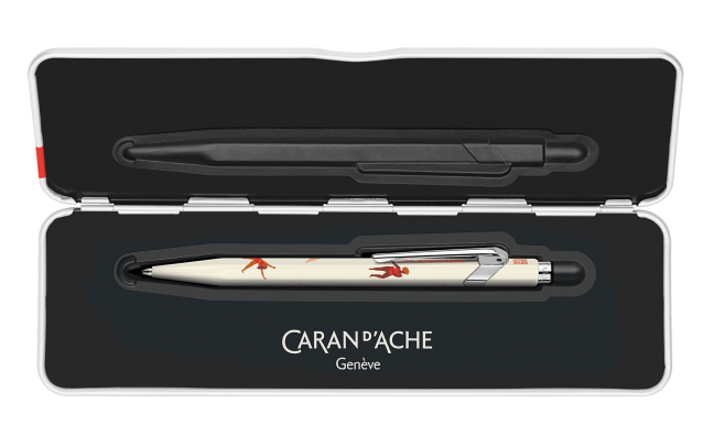 Caran d'Ache 849 Nina Cosford Ballpoint Pen in Light Cream