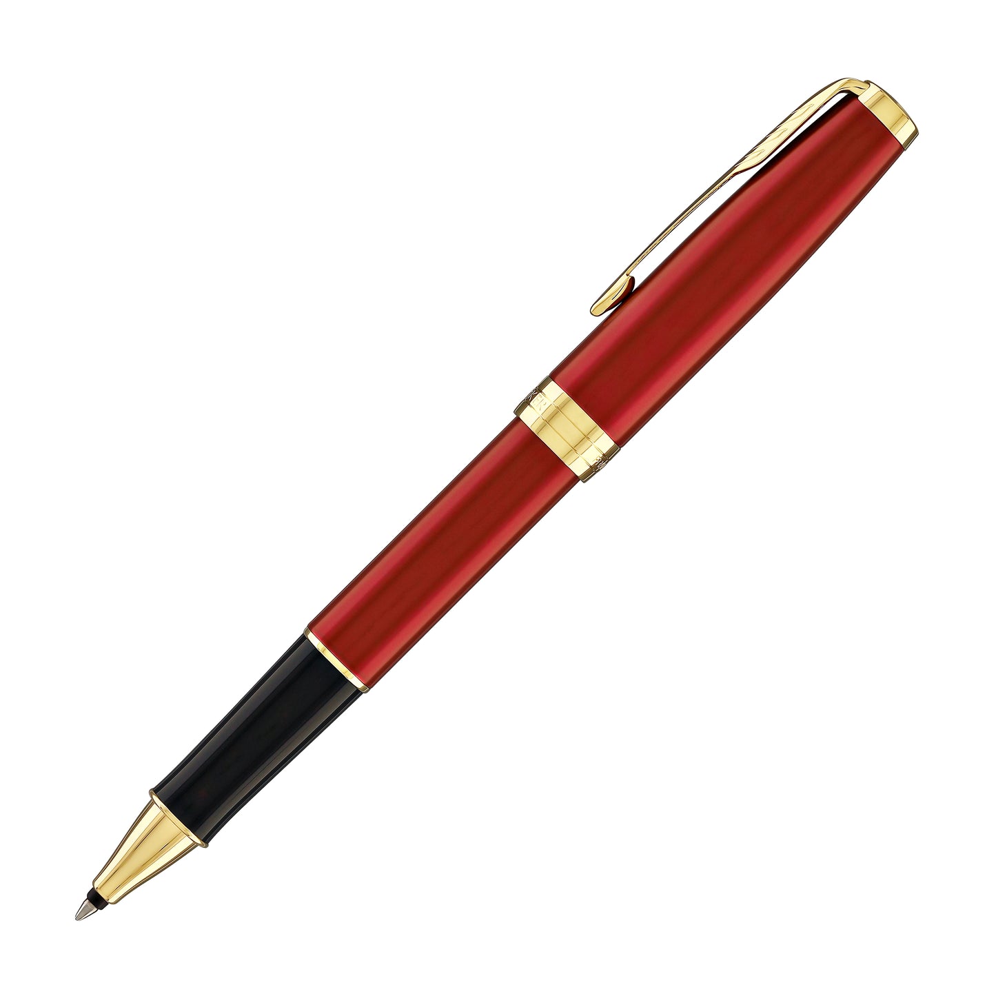 Parker Sonnet Rollerball Pen in Lacquered Red with Gold Trim