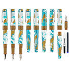 Benu Euphoria Fountain Pen in Blue Hawaiian Fountain Pens