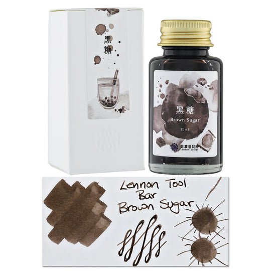 Lennon Tool Bar Winter 2023 Fountain Pen Ink in Brown Sugar - 30ml