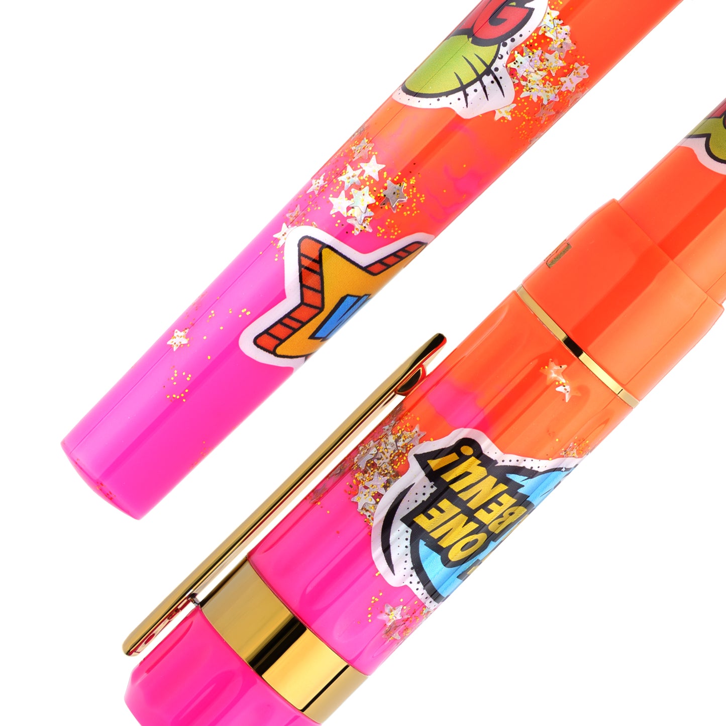 Benu Tribute Pop Art Capsule Fountain Pen in Wow!