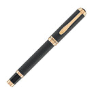 Monteverde Innova Rollerball Pen in Matte Carbon with Rosegold Trim