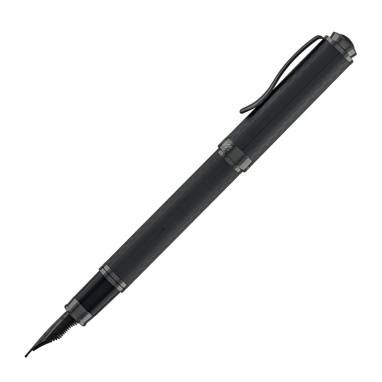 Monteverde Innova Fountain Pen in Matte Carbon with Gunmetal Trim