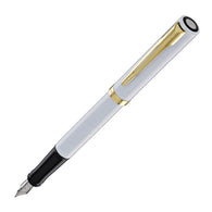 Waterman Impression Fountain Pen in White with Gold Coated - Fine Point