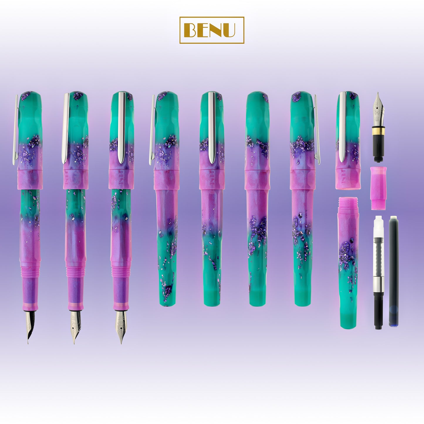 Benu Talisman Fountain Pen in Mandrake