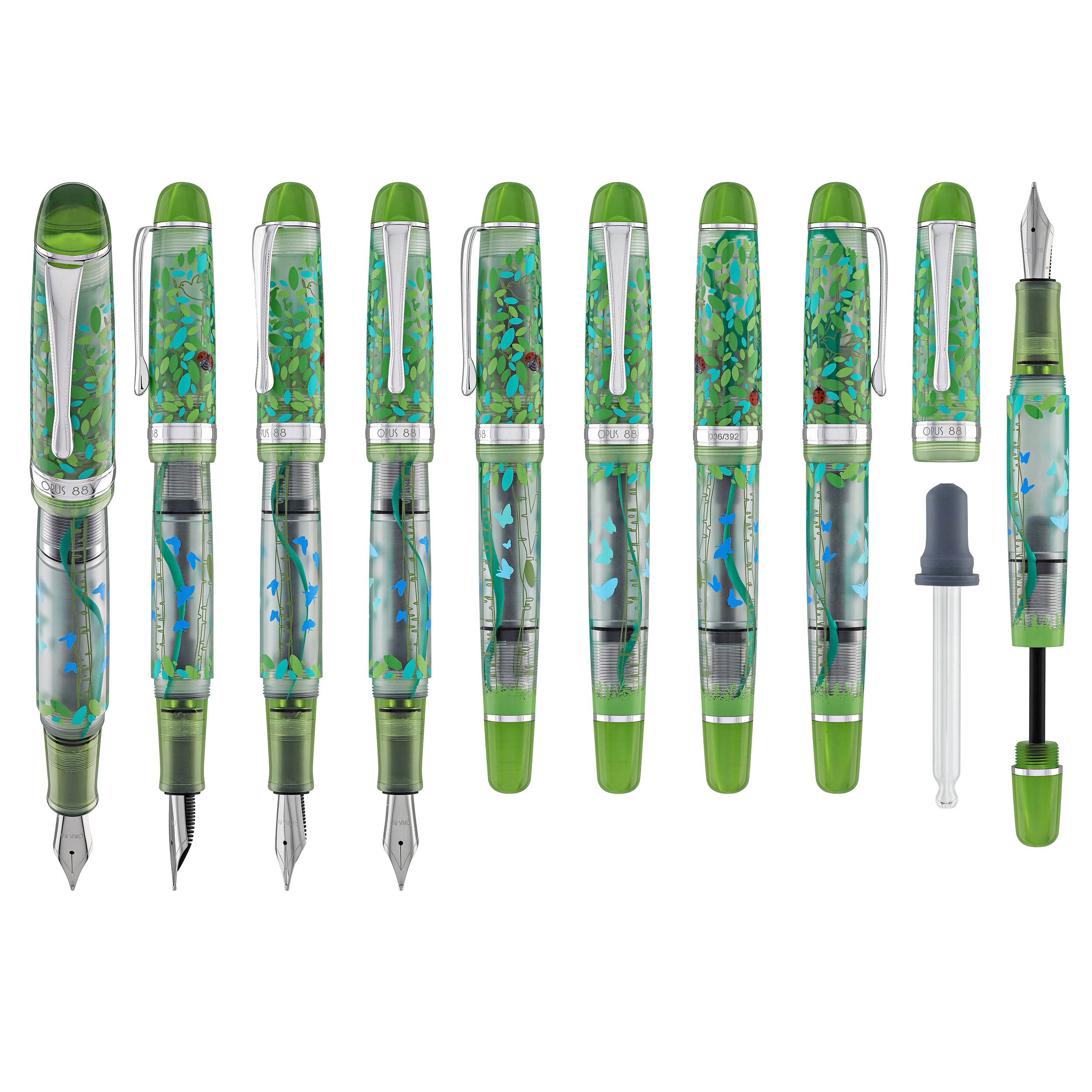 Opus 88 Jazz Fountain Pen in One Spring Morning - Goldspot Pens