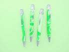 Retro 51 Tornado Cosmic Swirl Rollerball Pen in Green & White