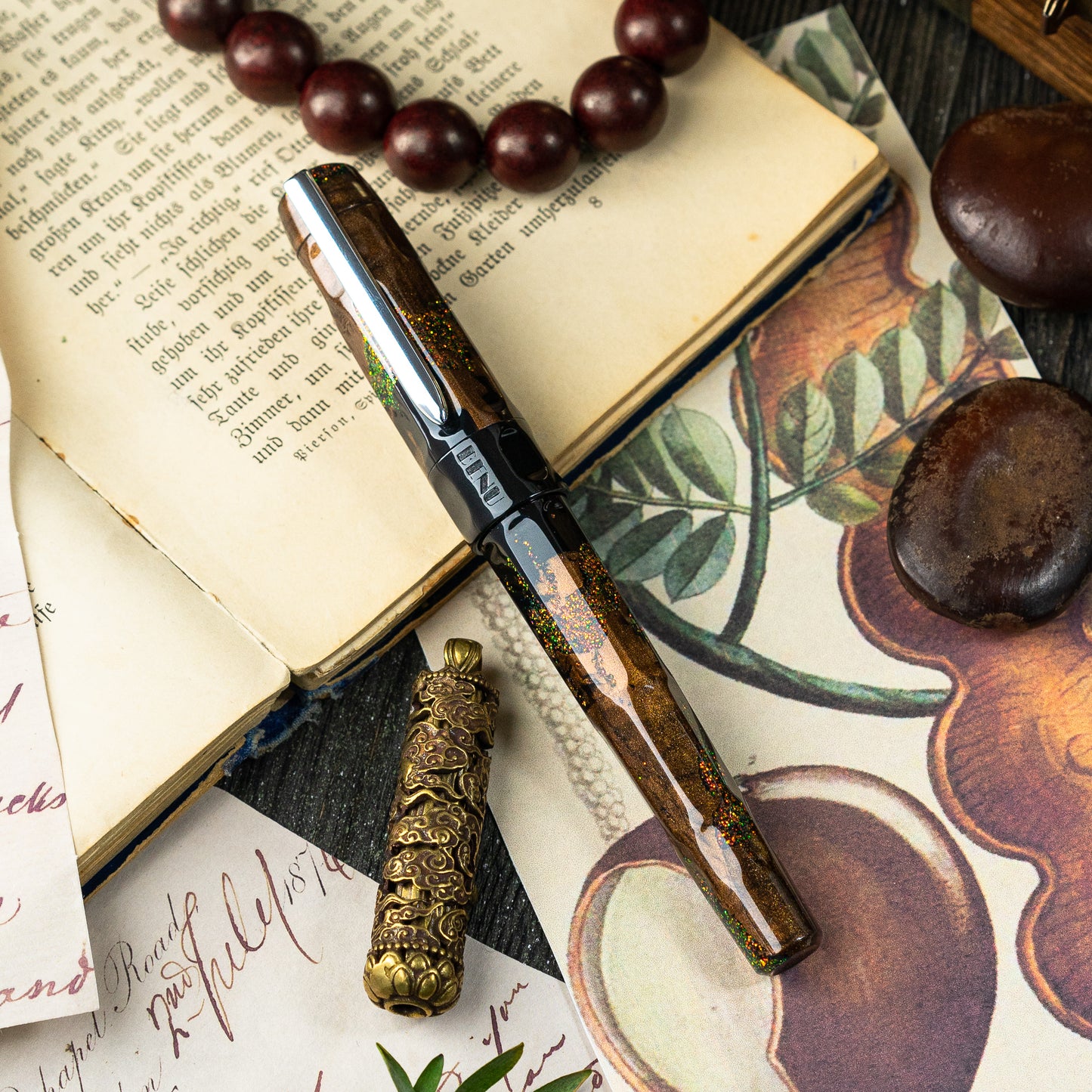 Benu Talisman Fountain Pen in Dream Bean Fountain Pen