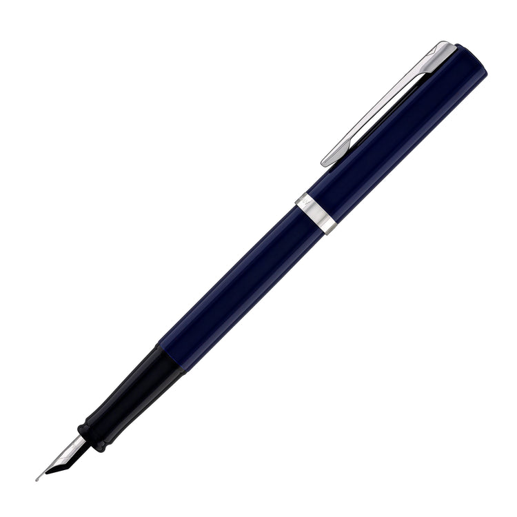 Waterman Impression Fountain Pen in Blue with Palladium Coated - Fine Point
