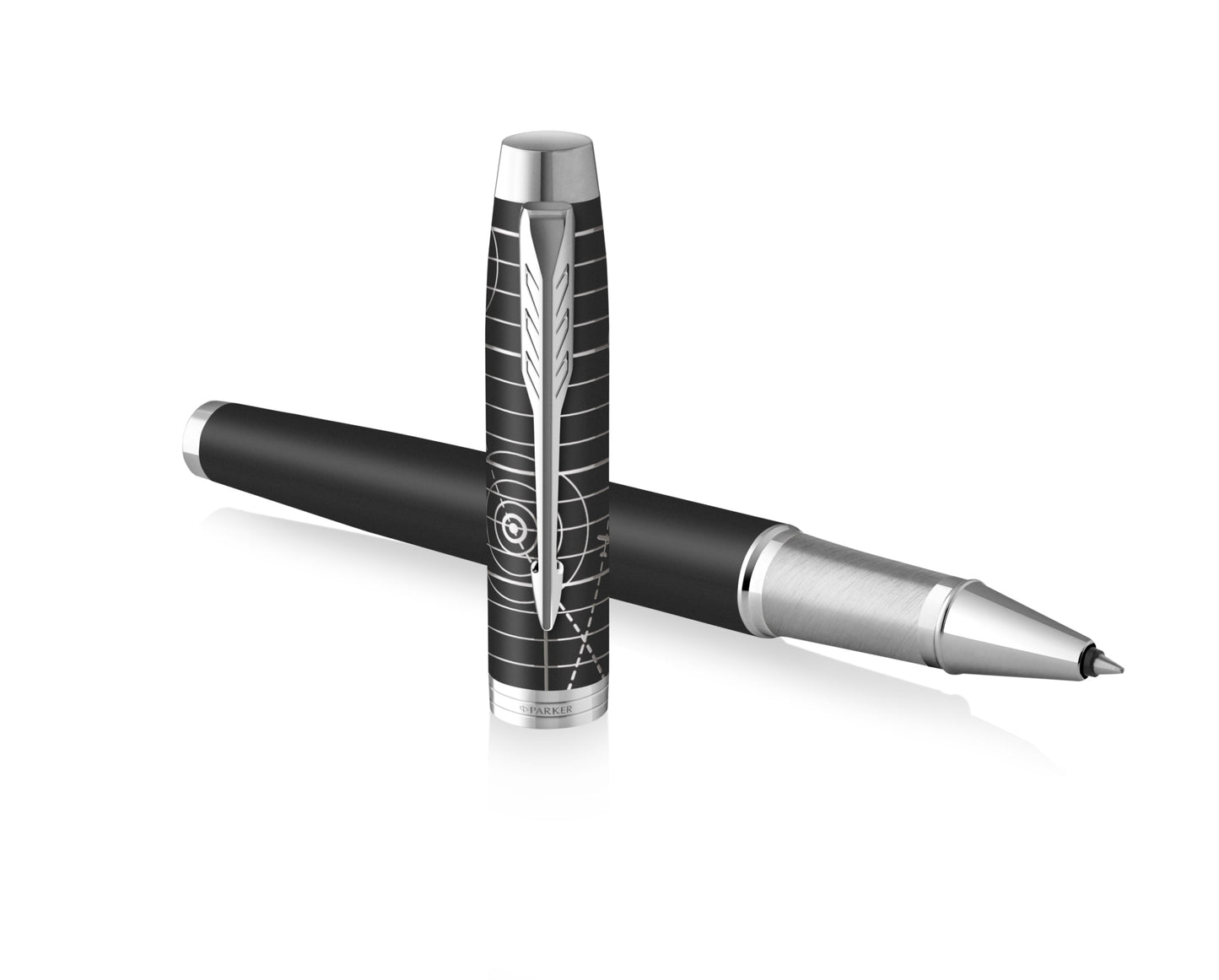 Parker IM Rollerball Pen in Legacy of Flight with Chrome Trim