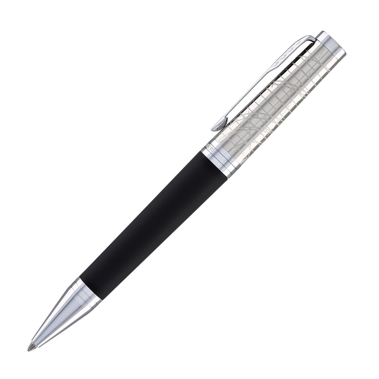 Parker Ingenuity Ballpoint Pen in Legacy of Flight with Chrome Trim