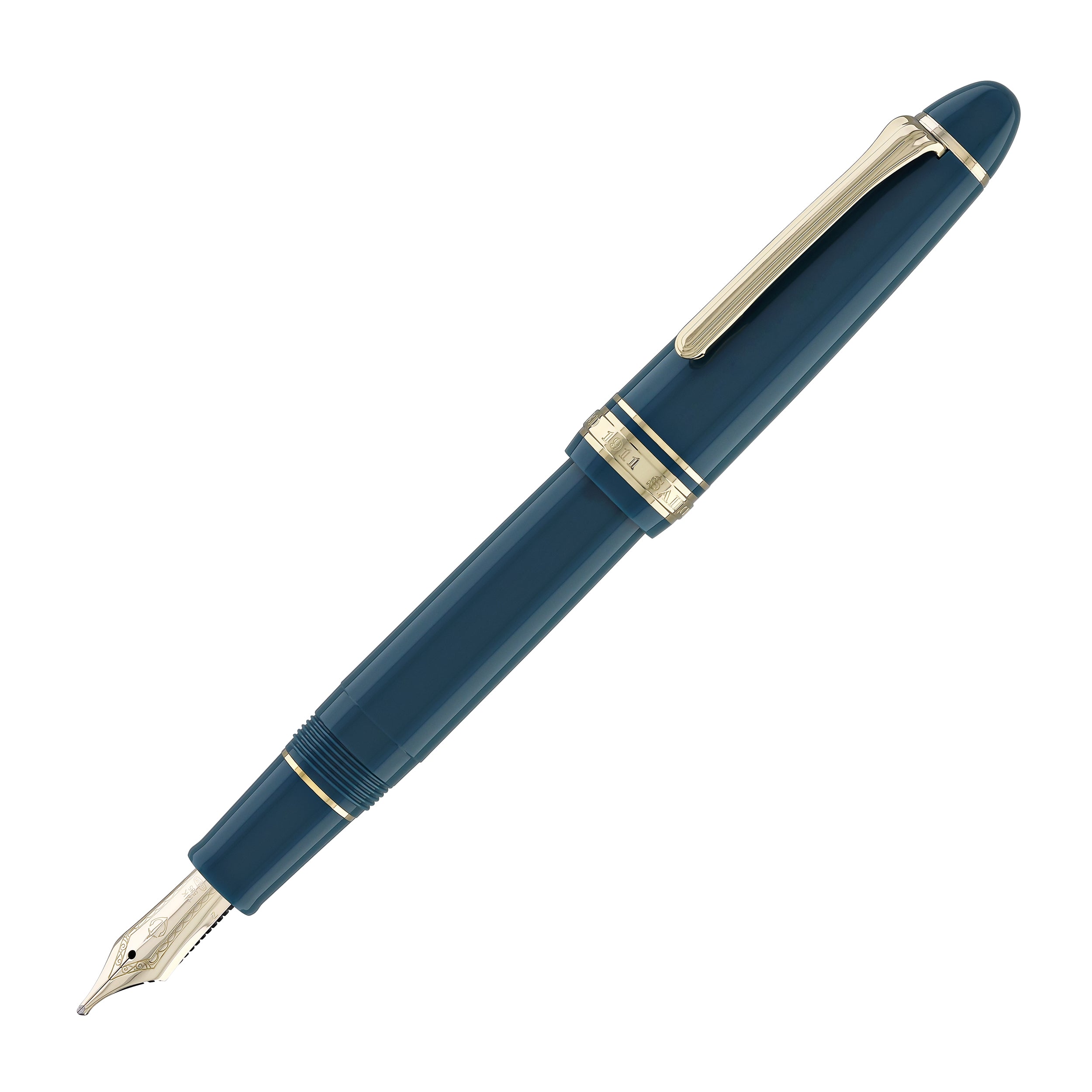 Sailor 1911 Large Fountain Pen in Green - 14kt Gold Nib - Goldspot