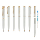 Pelikan Souveran 600 Ballpoint Pen in White & Rose Gold Trim