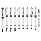 Monteverde Innova Fountain Pen in 2026 Cloud Dancer in Gunmetal Trim - Limited Edition