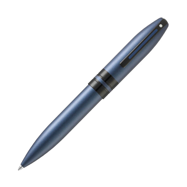 Sheaffer Icon Ballpoint Pen in Matte Blue Lacquer with Black PVD Trim