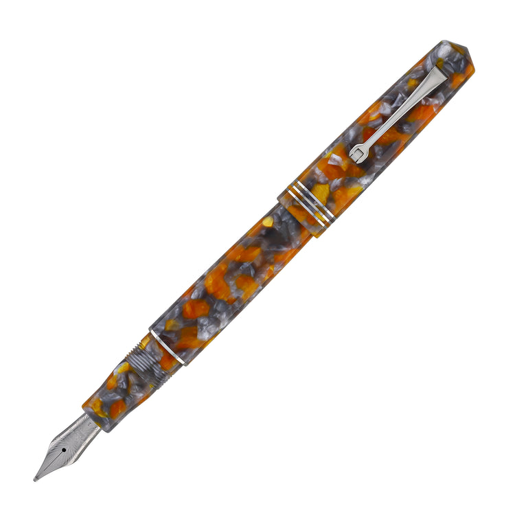 Leonardo Momento Zero Fountain Pen in Lava e Cenere