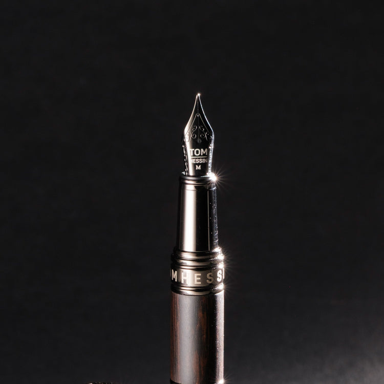 Tom Hessin Revolution Fountain Pen in Charcoal