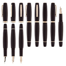 Scribo Feel Fountain Pen in Dandy Velvet with Rose Gold Trim