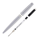 Diplomat Viper Ballpoint Pen in Silver Guilloche