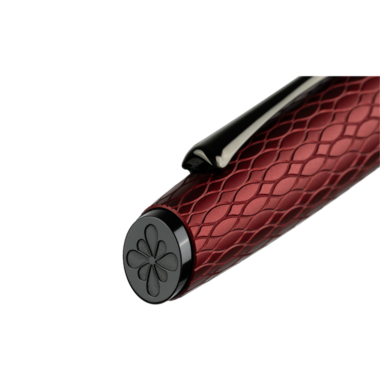 Diplomat Cobra Fountain Pen in Burgundy Red