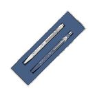 Caran d'Ache 849 Toile de Jouy Ballpoint Pen and 0.5mm Pencil Set - Medium & 0.5mm