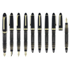 Sailor 1911 Realo Fountain Pen in Smoke Black - 18K with Gold Trim