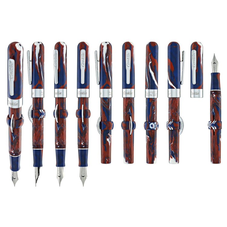 Conklin Mark Twain Crescent Fountain Pen in USA 250 - Limited Edition