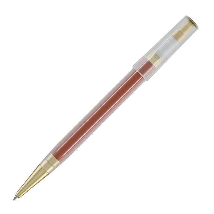 ystudio Glamour Evolve Elemental Rollerball Pen in Clear Orange