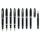 Sheaffer Balance III E892 Fountain Pen in Glossy Black & Chrome Trims
