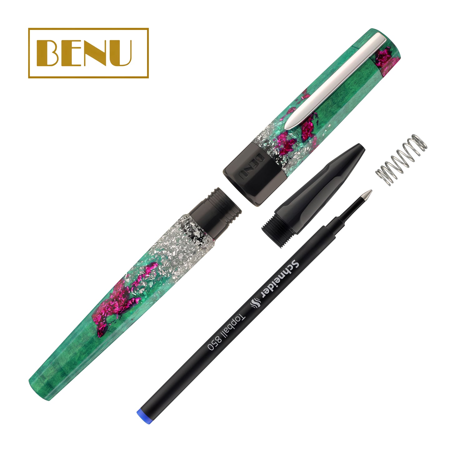 Benu Euphoria Fountain Pen in Pink Guava Fountain Pen