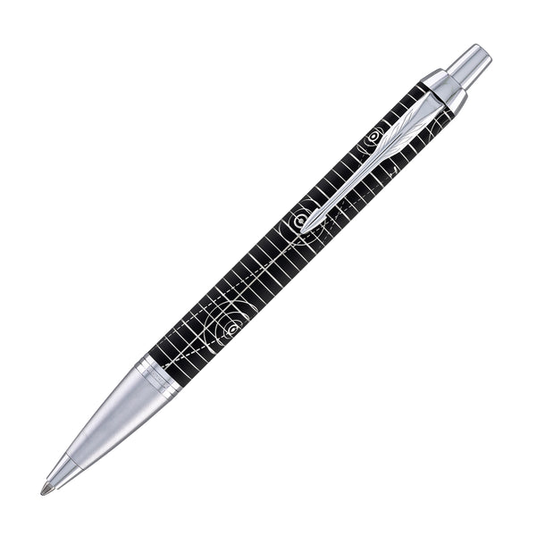 Parker IM Premium Ballpoint Pen in Legacy of Flight with Chrome Trim