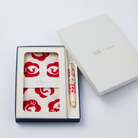Sailor Professional Gear x Kamawanu Fountain Pen Set in Tsurumaru - Ume with Tenugui - Limited Edition